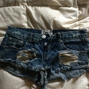 one teaspoon trashwhore shorts